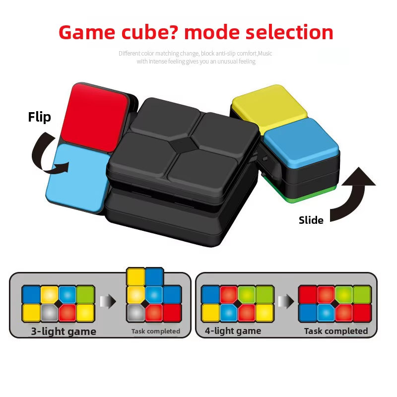 Electronic Handheld Flip Slide Puzzle Game Toy
