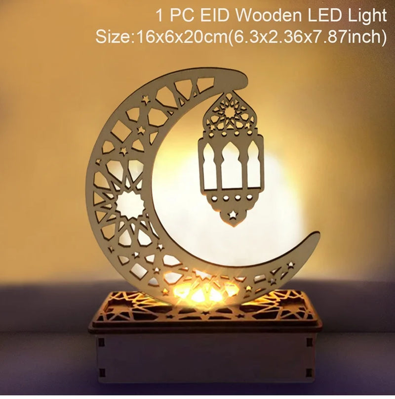 EID Night Light EID Mubarak Ramadan Decoration for Home Islam Muslim Party Decor Eid Al Adha Ramadan and Eid Ramadan Kareem