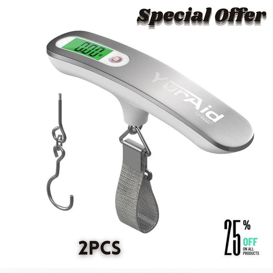 High Precision Digital Luggage Scale – 50kg Portable Hanging Scale with Backlight